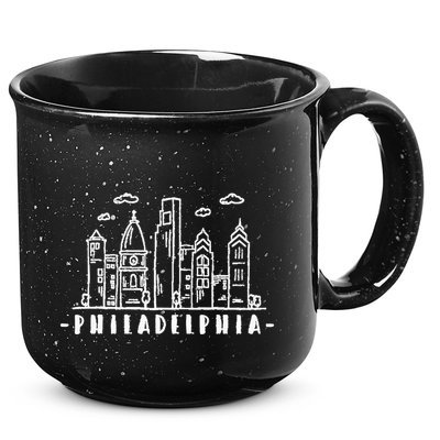 Philadelphia Pennsylvania Skyline 15oz Campfire Ceramic Mug