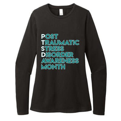 Ptsd Postgifttraumatic Stress Disorder Awareness Month Gift Womens CVC Long Sleeve Shirt