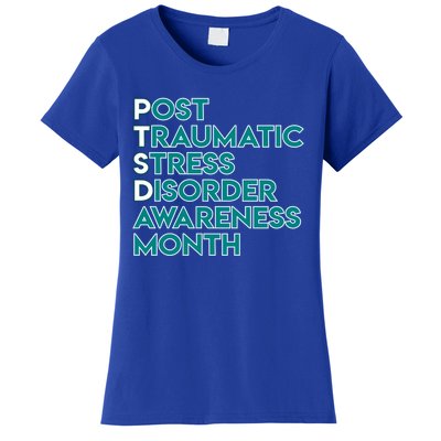 Ptsd Postgifttraumatic Stress Disorder Awareness Month Gift Women's T-Shirt