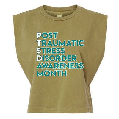 Ptsd Postgifttraumatic Stress Disorder Awareness Month Gift Garment-Dyed Women's Muscle Tee