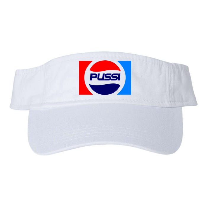 Pussi Parody Spoof Logo Offensive Visor