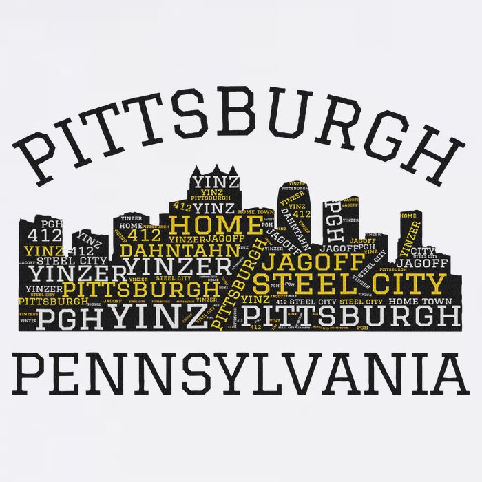 Pittsburgh Pennsylvania Sl City Skyline 412 Home Yinz 11oz C Handle Ceramic Mug