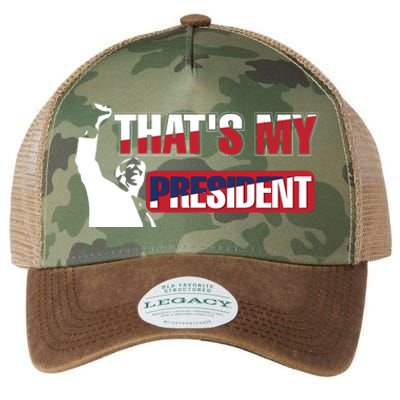 Patriotic Presidential Support Graphic Legacy Tie Dye Trucker Hat