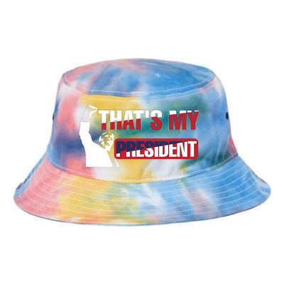 Patriotic Presidential Support Graphic Tie Dye Newport Bucket Hat