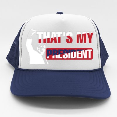 Patriotic Presidential Support Graphic Trucker Hat