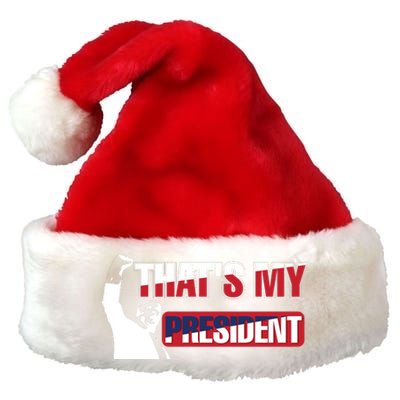 Patriotic Presidential Support Graphic Premium Christmas Santa Hat