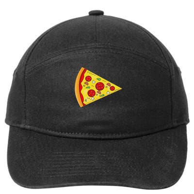Pizza Pie & Slice Dad And Son Matching Pizza Father's Day 7-Panel Snapback Hat
