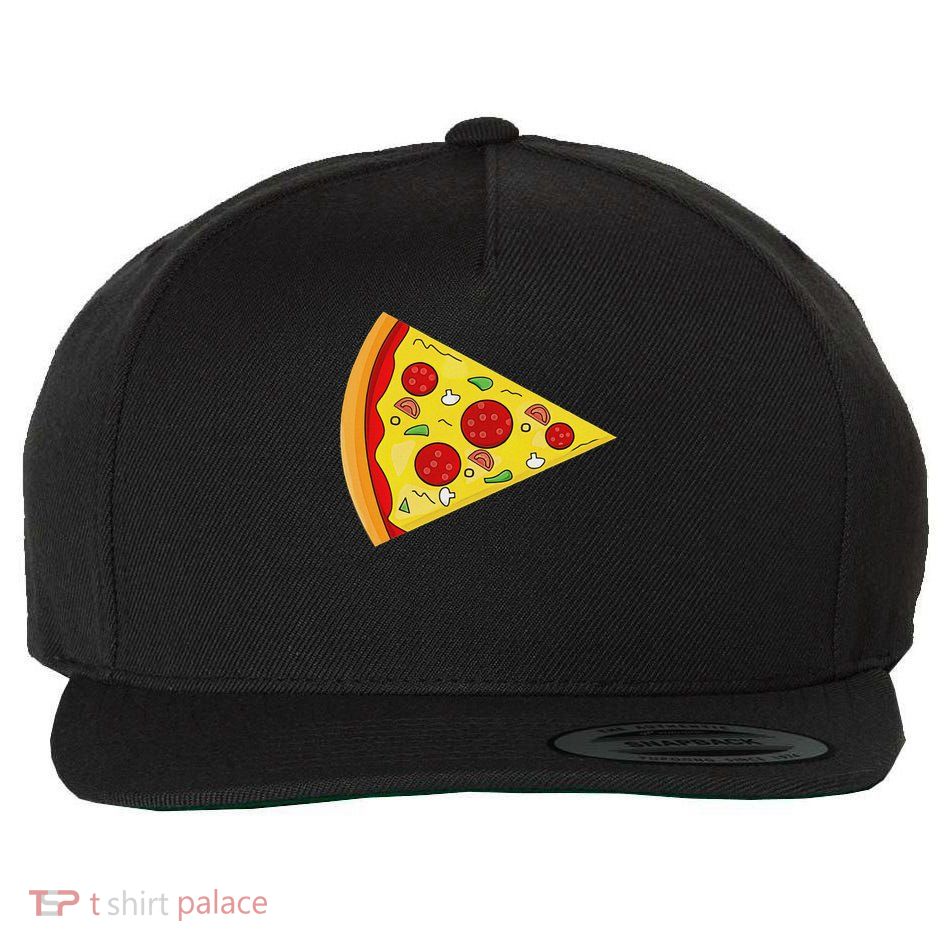Pizza Pie & Slice Dad And Son Matching Pizza Father's Day Wool Snapback Cap