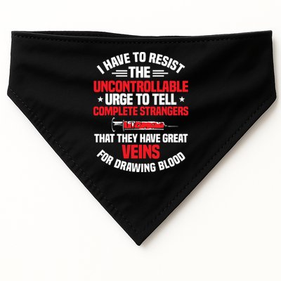 Phlebotomy Phlebotomist Syringe Needle Medical Technician USA-Made Doggie Bandana