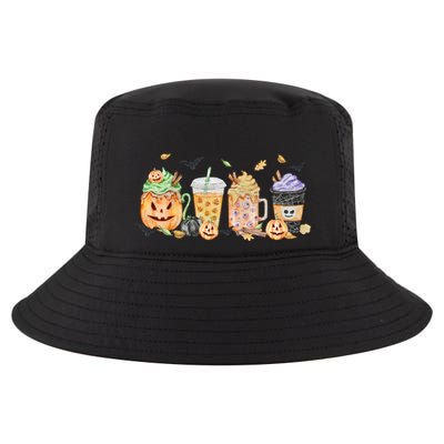 Plaid Pumpkin Spice Hello Fall Autumn Thanksgiving Cool Comfort Performance Bucket Hat