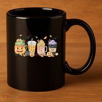 Plaid Pumpkin Spice Hello Fall Autumn Thanksgiving 11oz C Handle Ceramic Mug