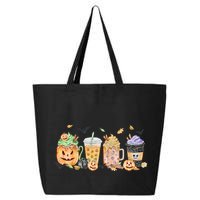 Plaid Pumpkin Spice Hello Fall Autumn Thanksgiving 25L Jumbo Tote