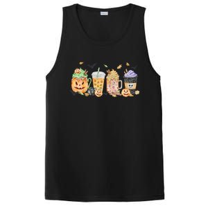 Plaid Pumpkin Spice Hello Fall Autumn Thanksgiving PosiCharge Competitor Tank