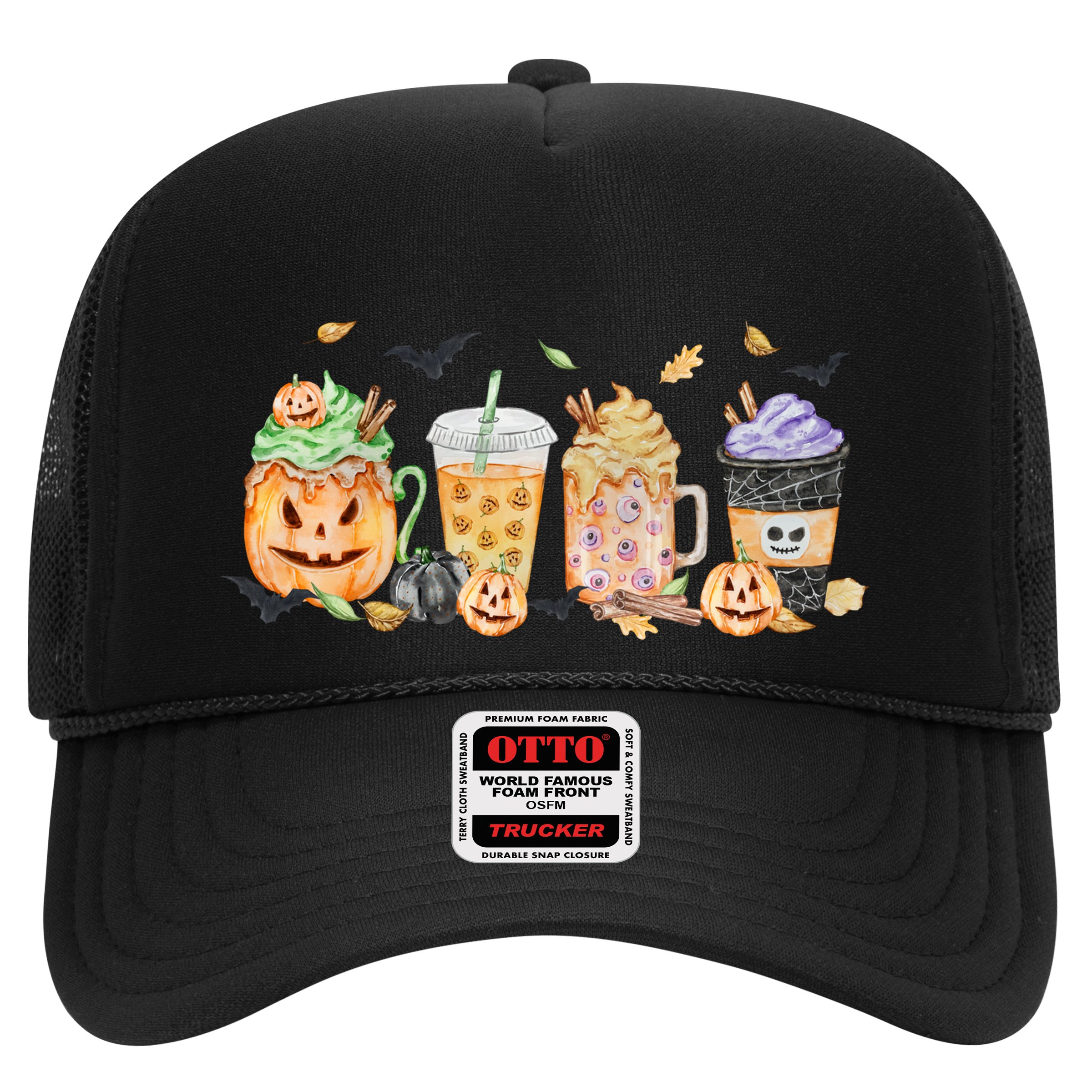 Plaid Pumpkin Spice Hello Fall Autumn Thanksgiving Hat