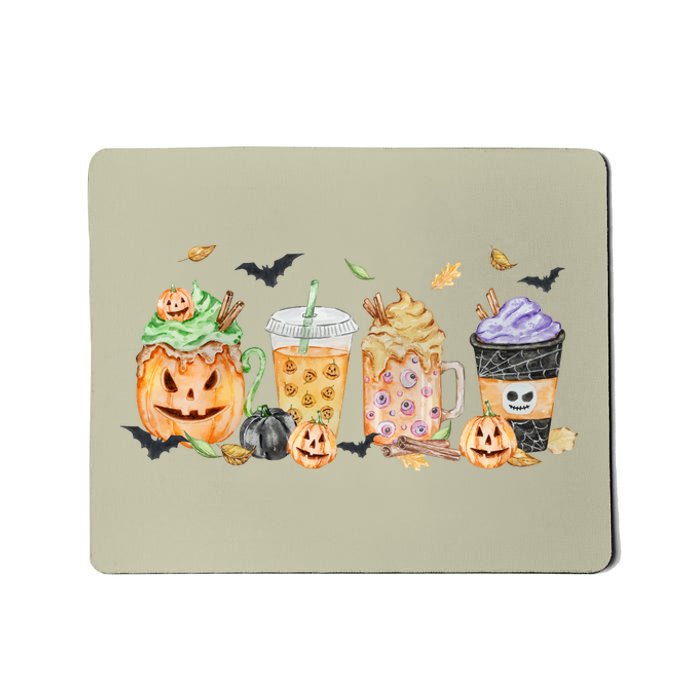 Plaid Pumpkin Spice Hello Fall Autumn Thanksgiving Mousepad