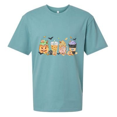 Plaid Pumpkin Spice Hello Fall Autumn Thanksgiving Sueded Cloud Jersey T-Shirt