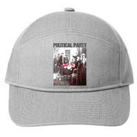 Political Party Shades & Red Cups Funny Political 7-Panel Snapback Hat