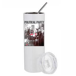 Political Party Shades & Red Cups Funny Political Stainless Steel Tumbler