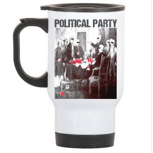 Political Party Shades & Red Cups Funny Political Stainless Steel Travel Mug