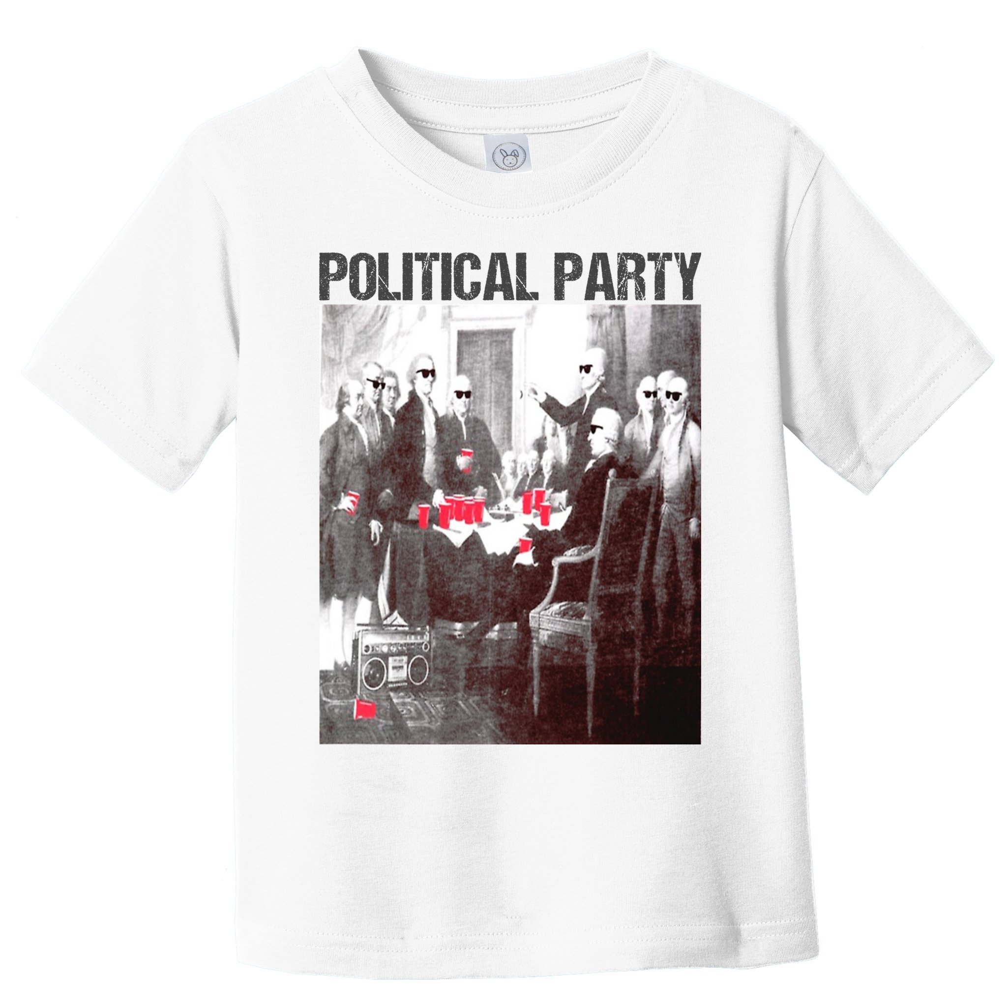 Political Party Shades & Red Cups Funny Political Toddler T-Shirt
