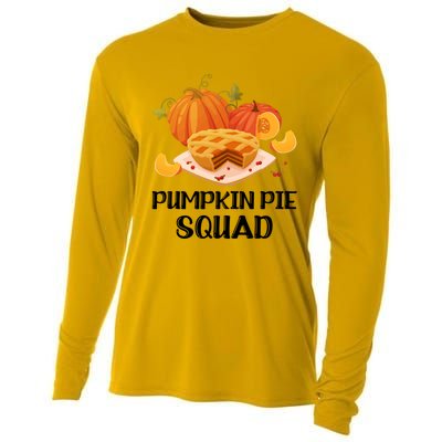 Pumpkin Pie Squad Funny Thanksgiving Day Gift Cooling Performance Long Sleeve Crew