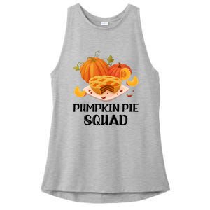 Pumpkin Pie Squad Funny Thanksgiving Day Gift Ladies PosiCharge Tri-Blend Wicking Tank