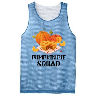 Pumpkin Pie Squad Funny Thanksgiving Day Gift Mesh Reversible Basketball Jersey Tank