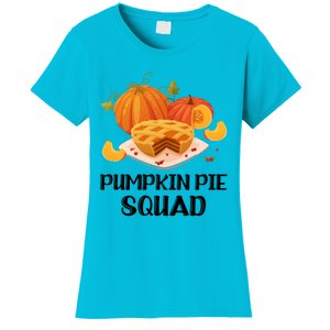 Pumpkin Pie Squad Funny Thanksgiving Day Gift Women's T-Shirt