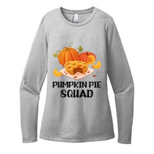 Pumpkin Pie Squad Funny Thanksgiving Day Gift Womens CVC Long Sleeve Shirt