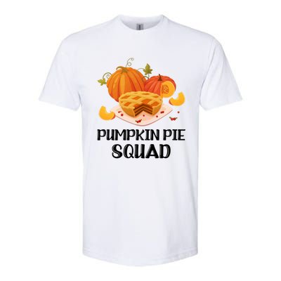 Pumpkin Pie Squad Funny Thanksgiving Day Gift Softstyle CVC T-Shirt