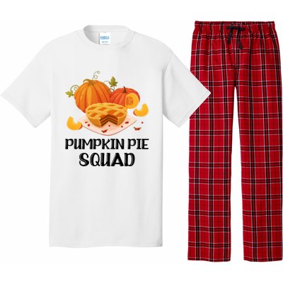 Pumpkin Pie Squad Funny Thanksgiving Day Gift Pajama Set