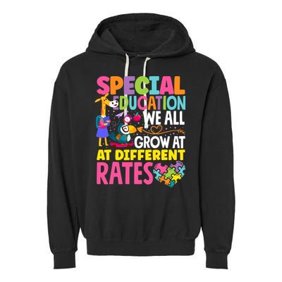 Paraeducator Paraprofessional SPED Teacher Special Education Garment-Dyed Fleece Hoodie