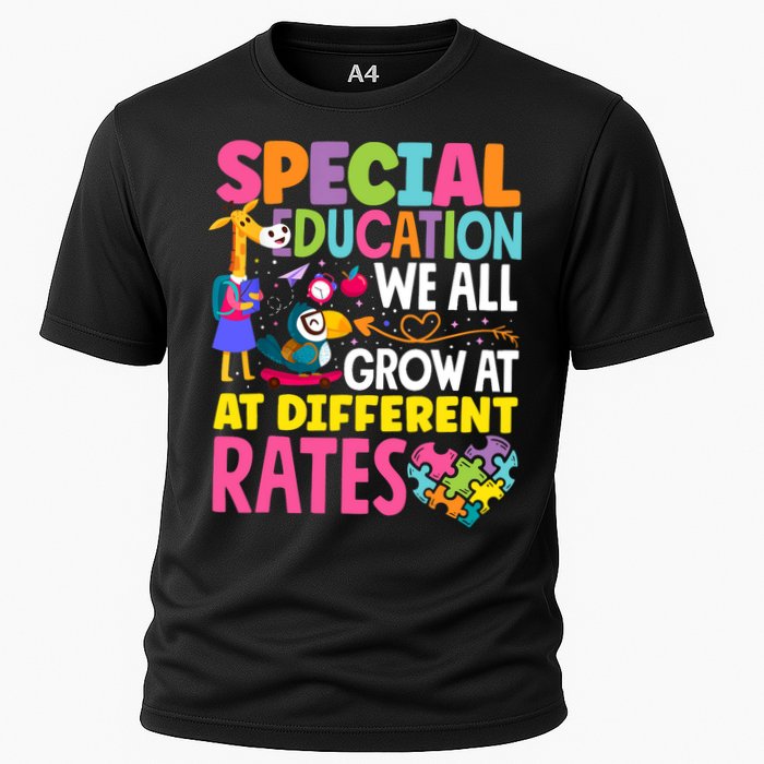 Paraeducator Paraprofessional SPED Teacher Special Education Cooling Performance Crew T-Shirt