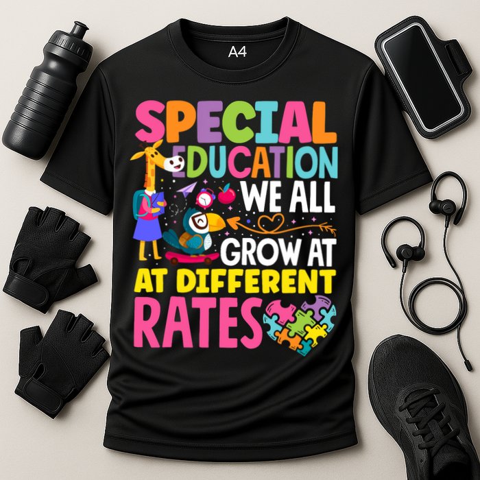 Paraeducator Paraprofessional SPED Teacher Special Education Cooling Performance Crew T-Shirt