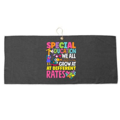 Paraeducator Paraprofessional SPED Teacher Special Education Large Microfiber Waffle Golf Towel