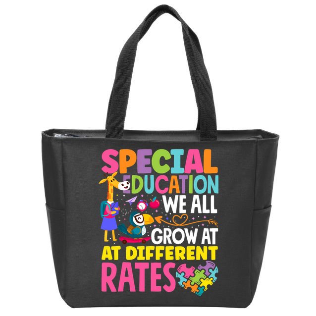 Paraeducator Paraprofessional SPED Teacher Special Education Zip Tote Bag