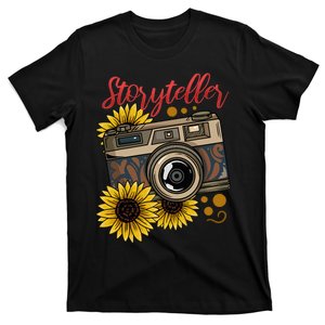 Photographer Photography Storyteller Camera Gift T-Shirt