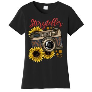 Photographer Photography Storyteller Camera Gift Women's T-Shirt