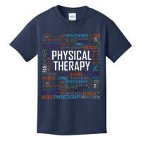 PT Physical Therapy Gift Words Therapist Month Kids T-Shirt