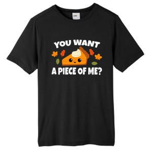 Pumpkin Pie Thanksgiving You Want A Piece Of Me Tall Fusion ChromaSoft Performance T-Shirt