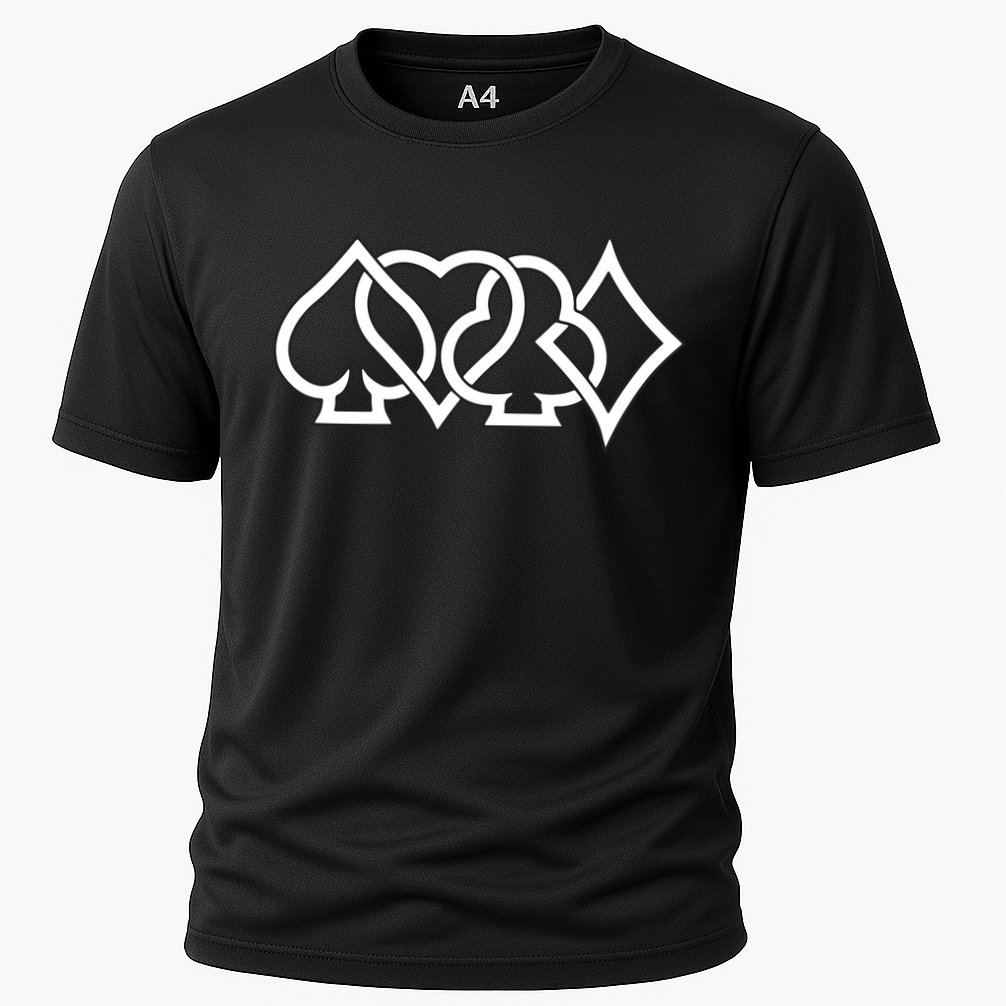Poker Player Texas Hold'Em Poker Cooling Performance Crew T-Shirt