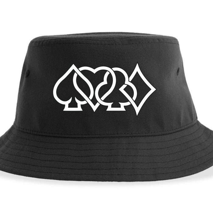 Poker Player Texas Hold'Em Poker Sustainable Bucket Hat