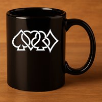 Poker Player Texas Hold'Em Poker 11oz C Handle Ceramic Mug