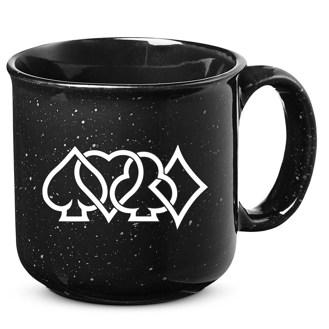 Poker Player Texas Hold'Em Poker 15oz Campfire Ceramic Mug
