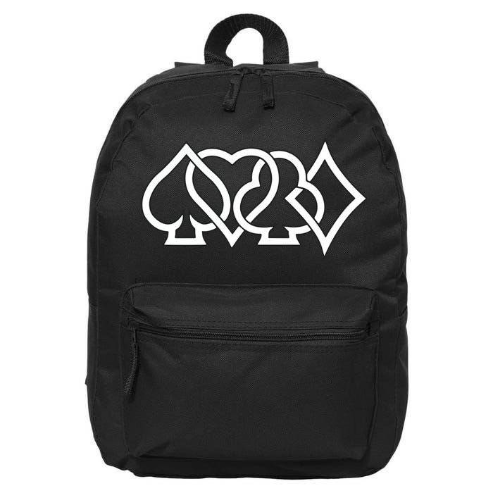 Poker Player Texas Hold'Em Poker 16 in Basic Backpack
