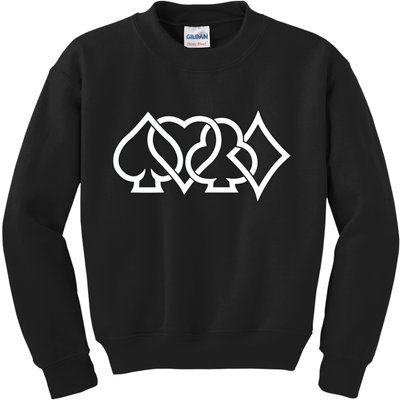 Poker Player Texas Hold'Em Poker Kids Sweatshirt