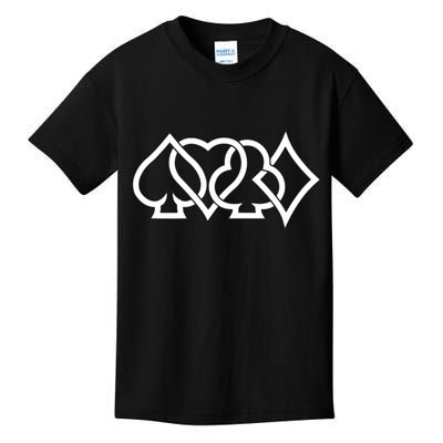 Poker Player Texas Hold'Em Poker Kids T-Shirt