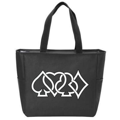 Poker Player Texas Hold'Em Poker Zip Tote Bag