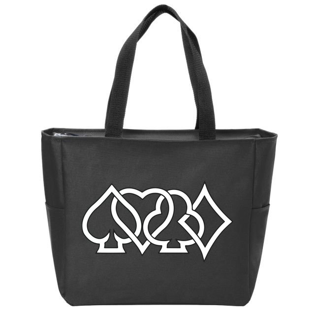 Poker Player Texas Hold'Em Poker Zip Tote Bag