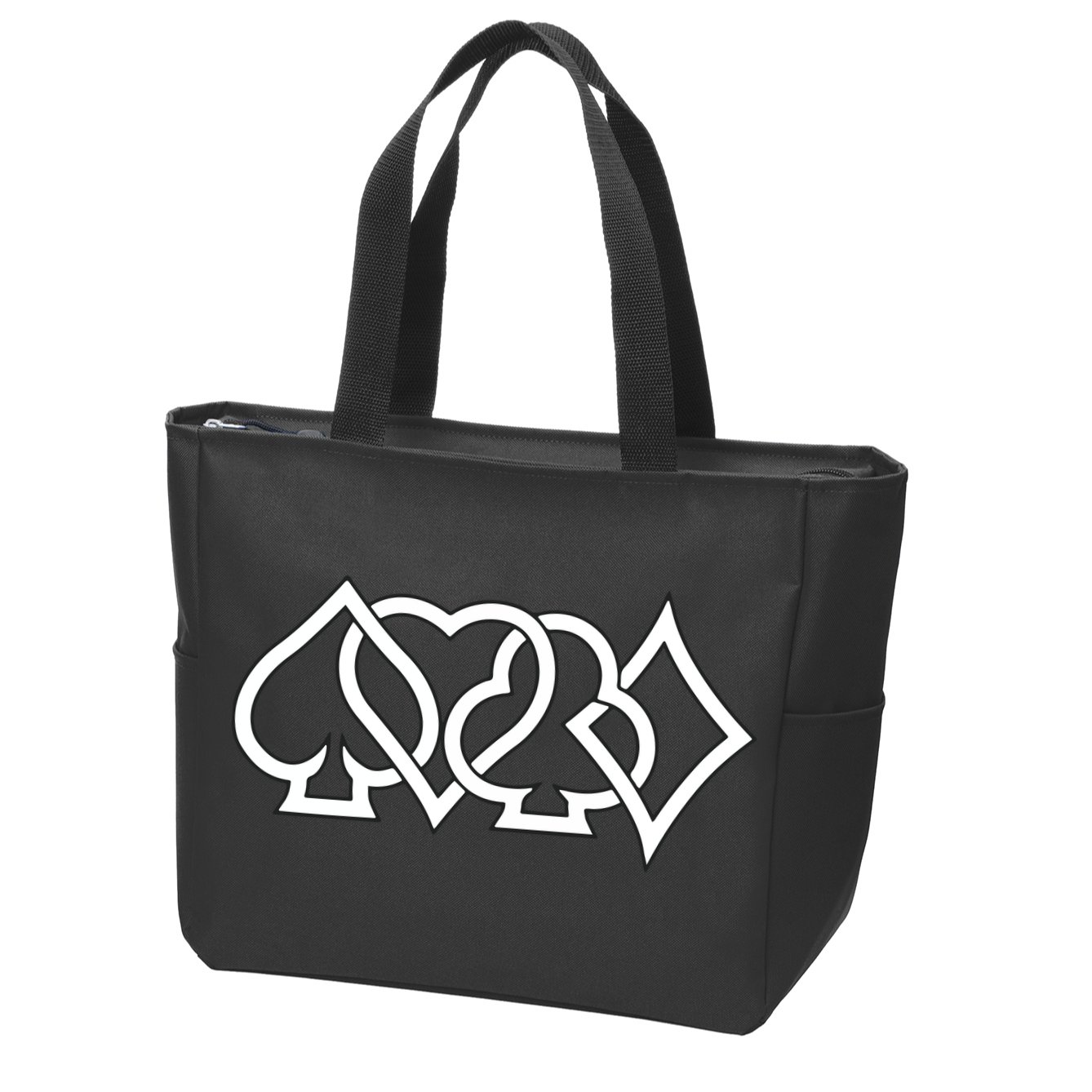 Poker Player Texas Hold'Em Poker Zip Tote Bag